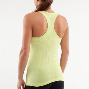 lululemon athletica Run Swiftly Racerback Tank Wild Lime 6